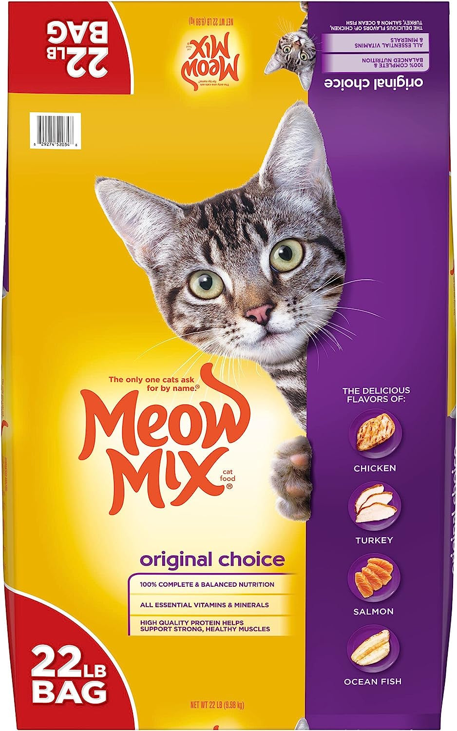 Original Choice Dry Cat Food, 6.3 Pound, Complete & Balanced Nutrition