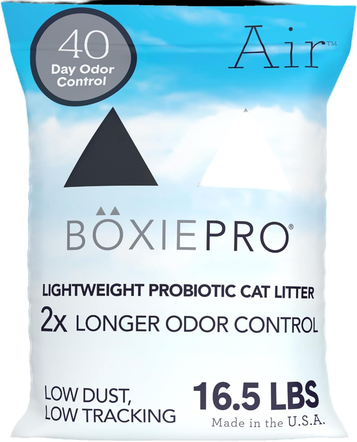 Boxie® Probiotic 40 Day Natural Odor Control Cat Litter, Lightweight Plant Based Kitty Litter