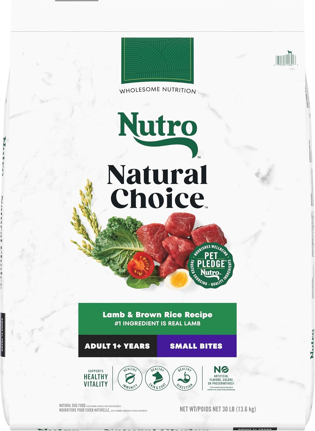 Natural Choice Small Bites Adult Dry Dog Food, Lamb and Brown Rice Recipe