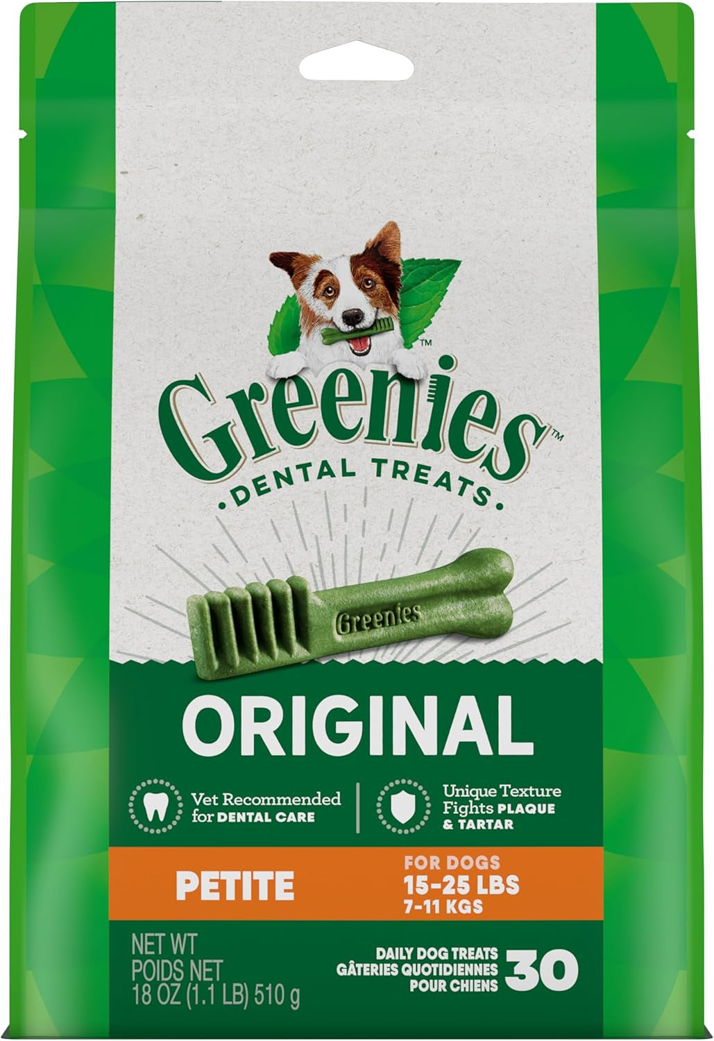 Greenies Original Petite Natural Dental Care Dog Treats