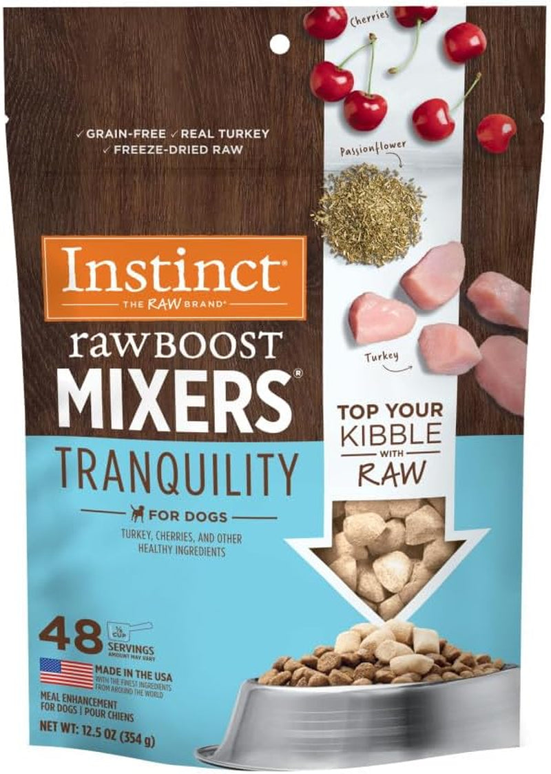 Instinct Raw Boost Mixers Freeze Dried Raw Dog Food Topper, Grain Free Dog Food Topper with Functional Ingredients