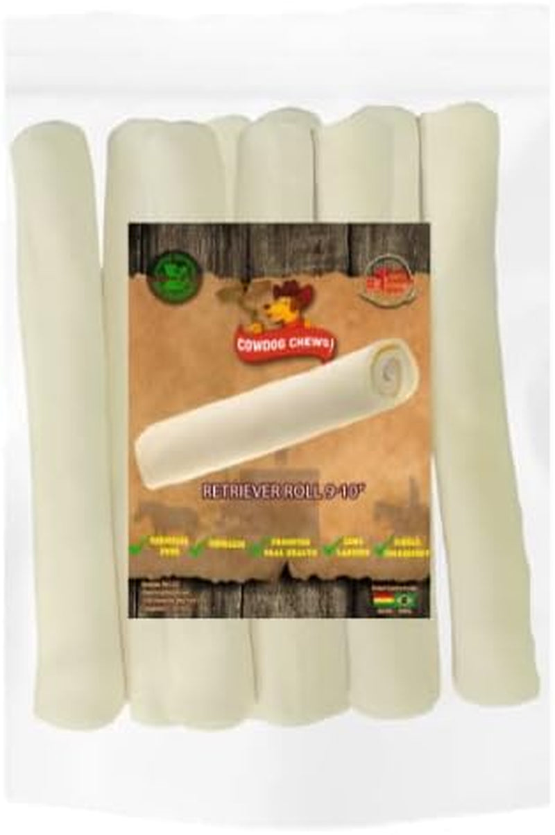 Retriever Roll 9-10 Inch All Natural Rawhide Product