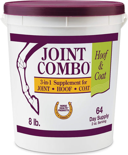 Farnam Horse Health Joint Combo Hoof & Coat, Convenient 3-In-1 Horse Joint Supplement Provides Complete Joint, Hoof and Coat Care