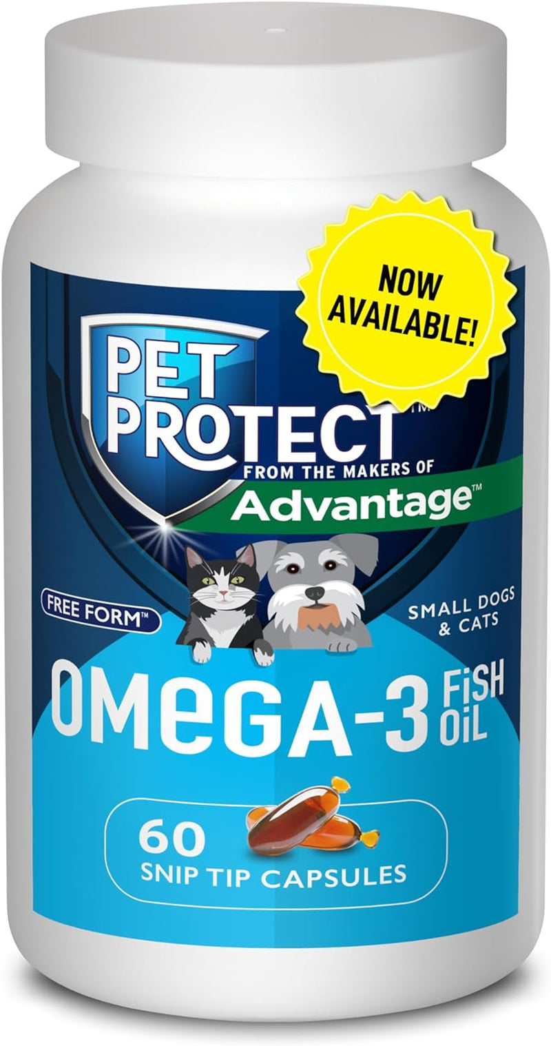 Pet Protect from the Makers of Advantage Omega 3 Supplement for Small Dogs & Cats