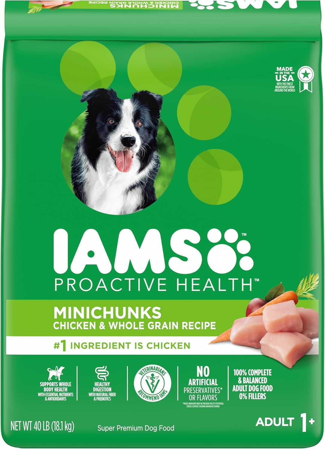 Proactive Health Minichunks Adult Dry Dog Food with Real Chicken, 30 Lb. Bag