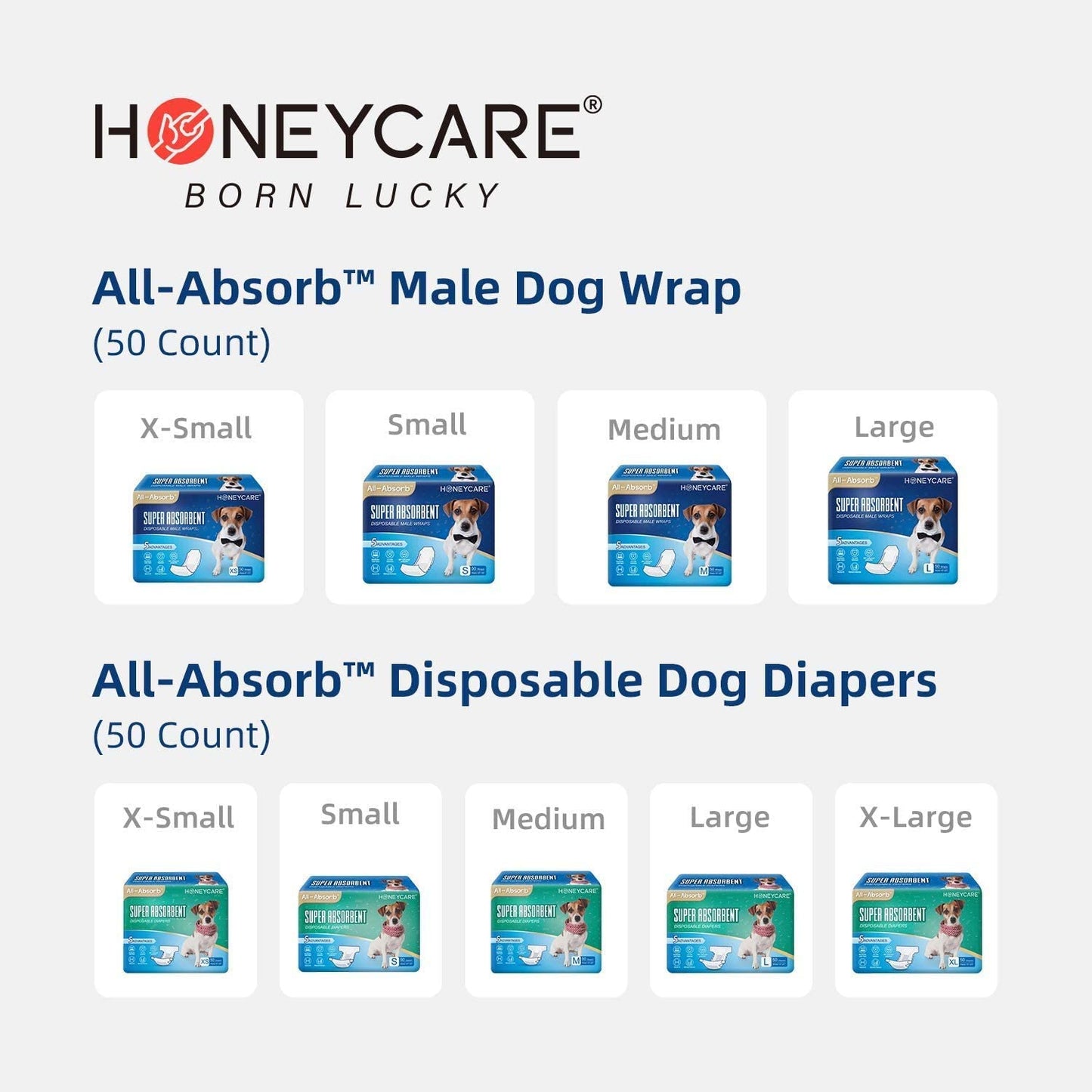 HONEY CARE All-Absorb Puppy Training Pads | Doggie Potty Pads Absorb Eliminating Urine Odor, Ultra Charcoal Dog Pee Pad