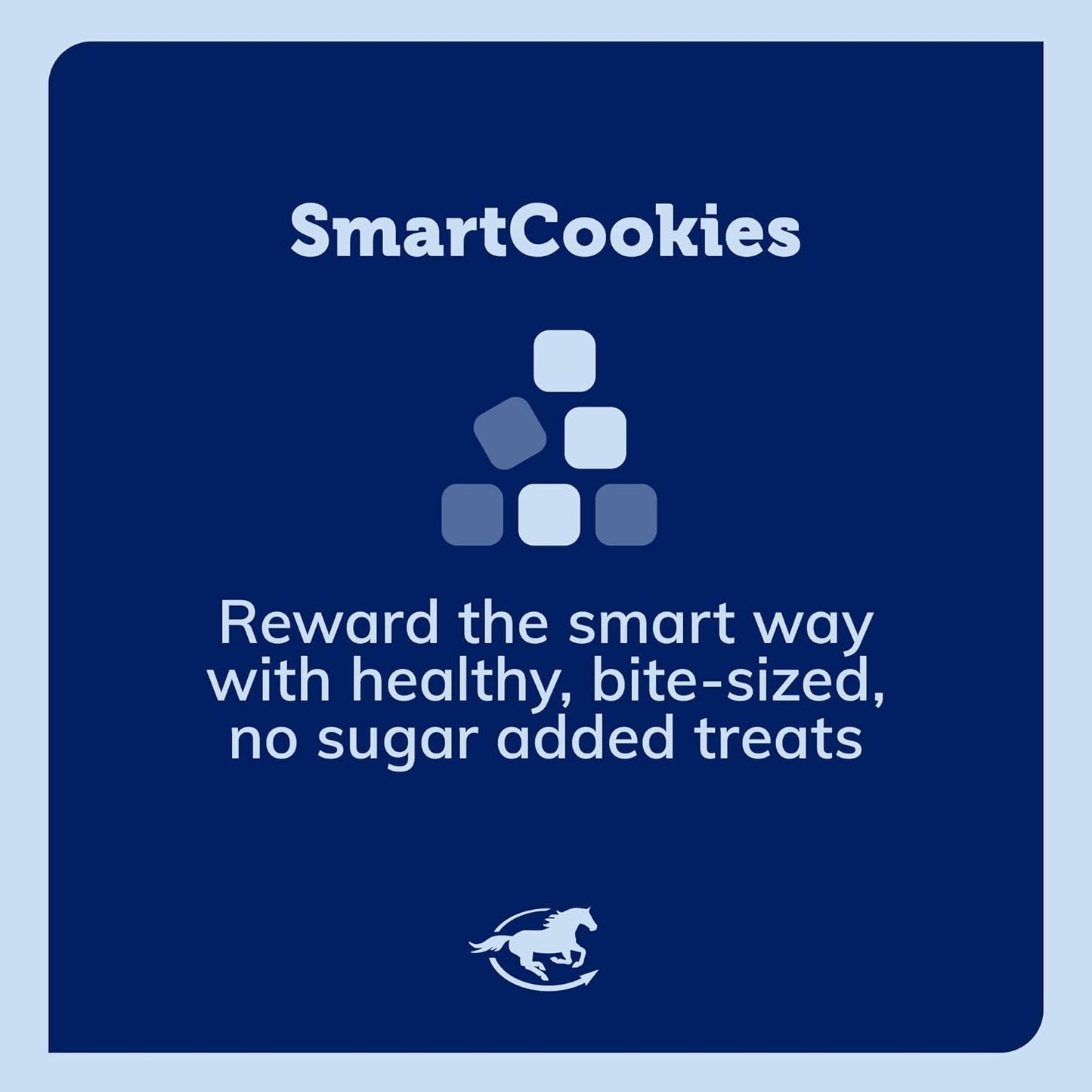 Smartpak Smartcookies, Healthy Treats for Horses Made from Coconut Meal, Beet Pulp, Alfalfa, and Flaxseed Oil, No Sugar Added Horse Treats, Peppermint Pattie Flavor Cookies for Horses