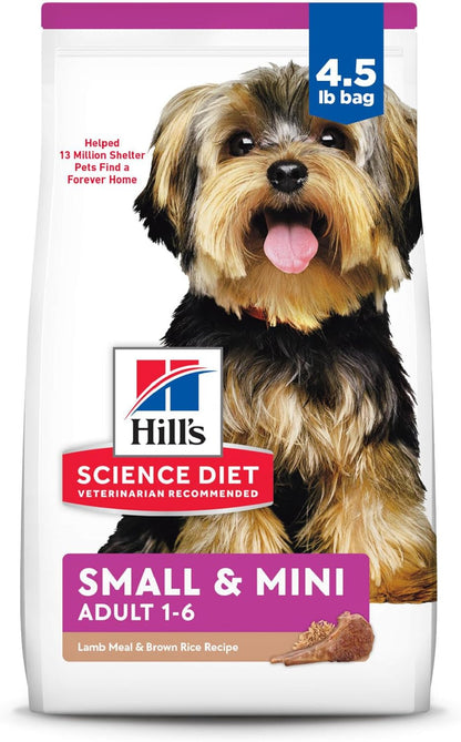 Hill's Science Diet Small & Mini, Adult 1-6, Small & Mini Breeds Premium Nutrition, Dry Dog Food