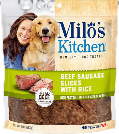 Milo'S Kitchen Homestyle Dog Treats, High Protein, No Artificial Flavors