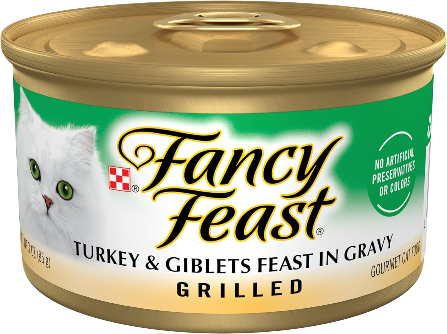 Poultry and Beef Feast Classic Pate Collection Grain Free Wet Cat Food Variety Pack - (Pack of 30) 3 Oz. Cans