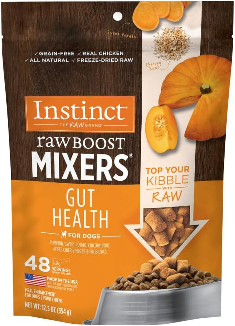 Instinct Raw Boost Mixers Freeze Dried Raw Dog Food Topper, Grain Free Dog Food Topper with Functional Ingredients