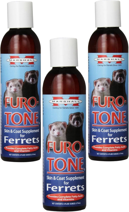 Marshall Furo Tone Vitamin Supplement for Ferrets, 6-Ounce Each (3 Pack)