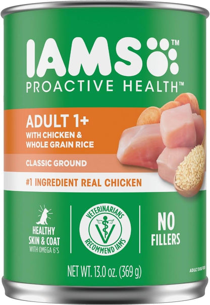 IAMS Proactive Health Adult Wet Dog Food Classic Ground