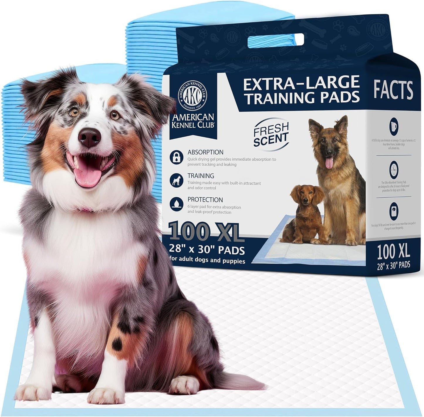 Ultra Absorbent Odor Control Scented Training Pads for Dogs Leak-Proof Quick Dry Gel