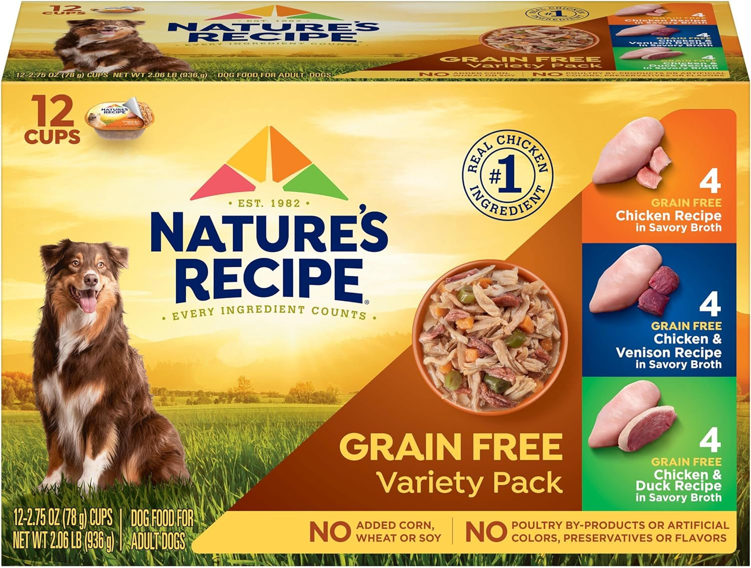 Nature'S Recipe Grain Free Wet Dog Food - Real Chicken