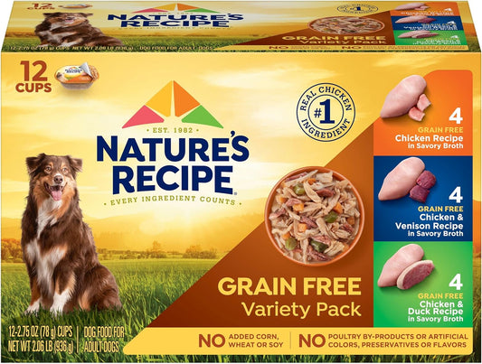 Nature'S Recipe Grain Free Wet Dog Food - Real Chicken