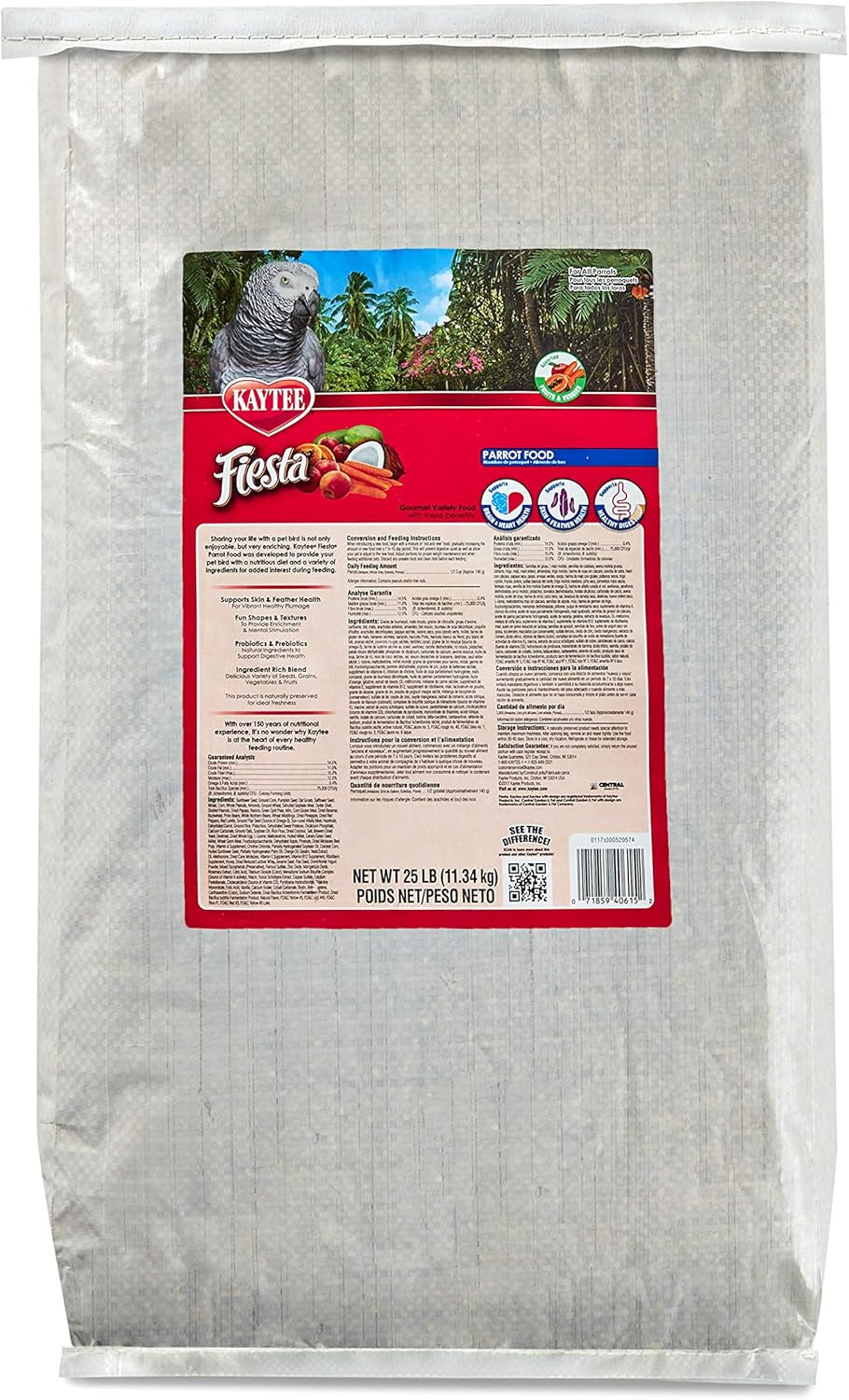 Kaytee Fiesta Parrot Pet Bird Food