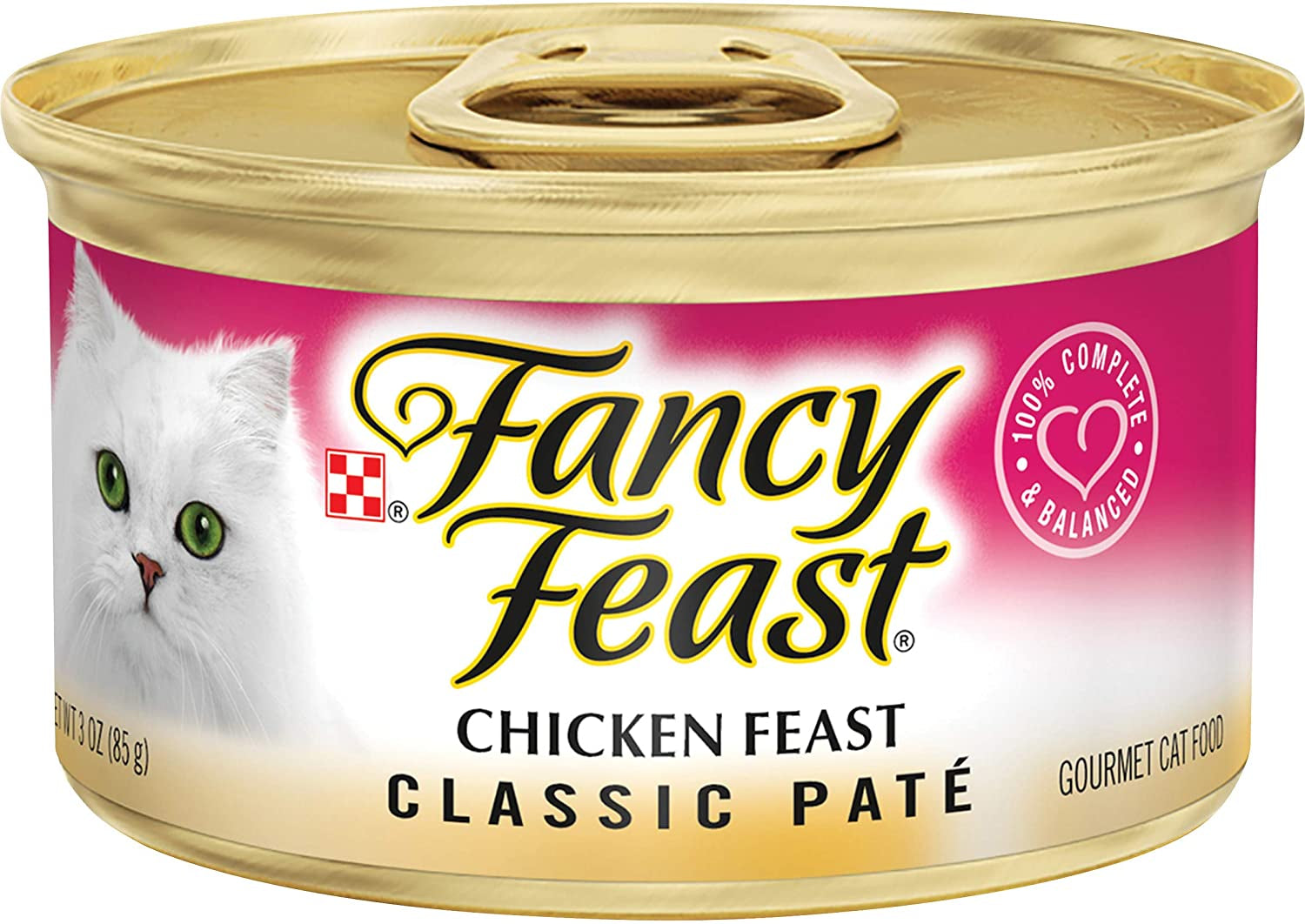 Poultry and Beef Feast Classic Pate Collection Grain Free Wet Cat Food Variety Pack - (Pack of 30) 3 Oz. Cans