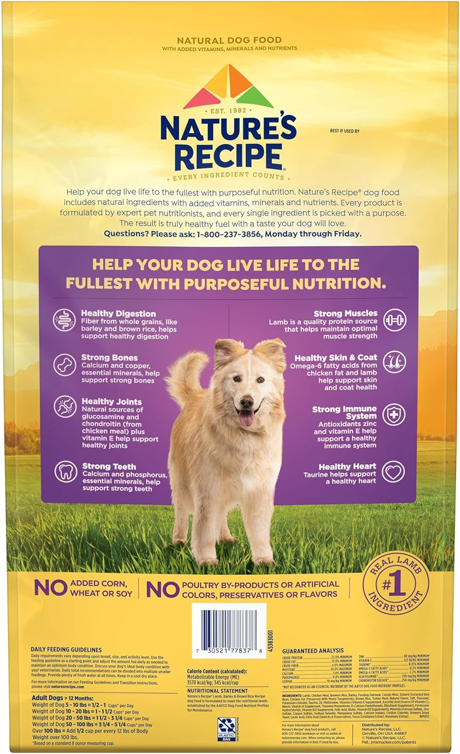 Nature′S Recipe, Barley & Brown Rice Recipe Dry Dog Food