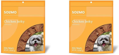 Amazon Brand - Solimo Duck Jerky Dog Treats, 2 Pound (Pack of 1)