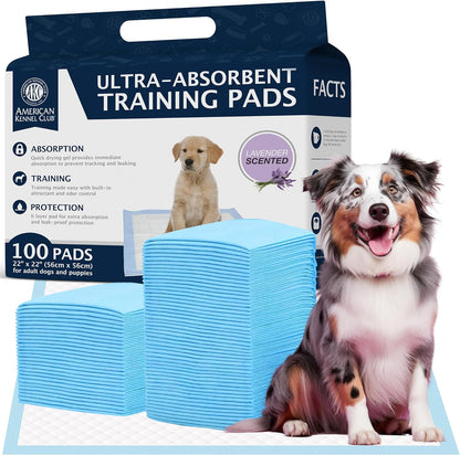 Ultra Absorbent Odor Control Scented Training Pads for Dogs Leak-Proof Quick Dry Gel