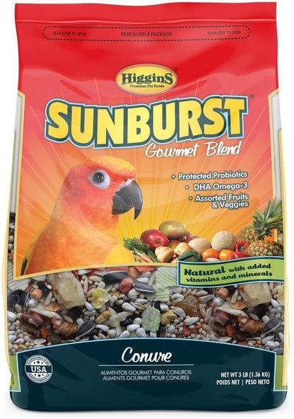 Higgins Sunburst Gourmet Food Mix for Conures