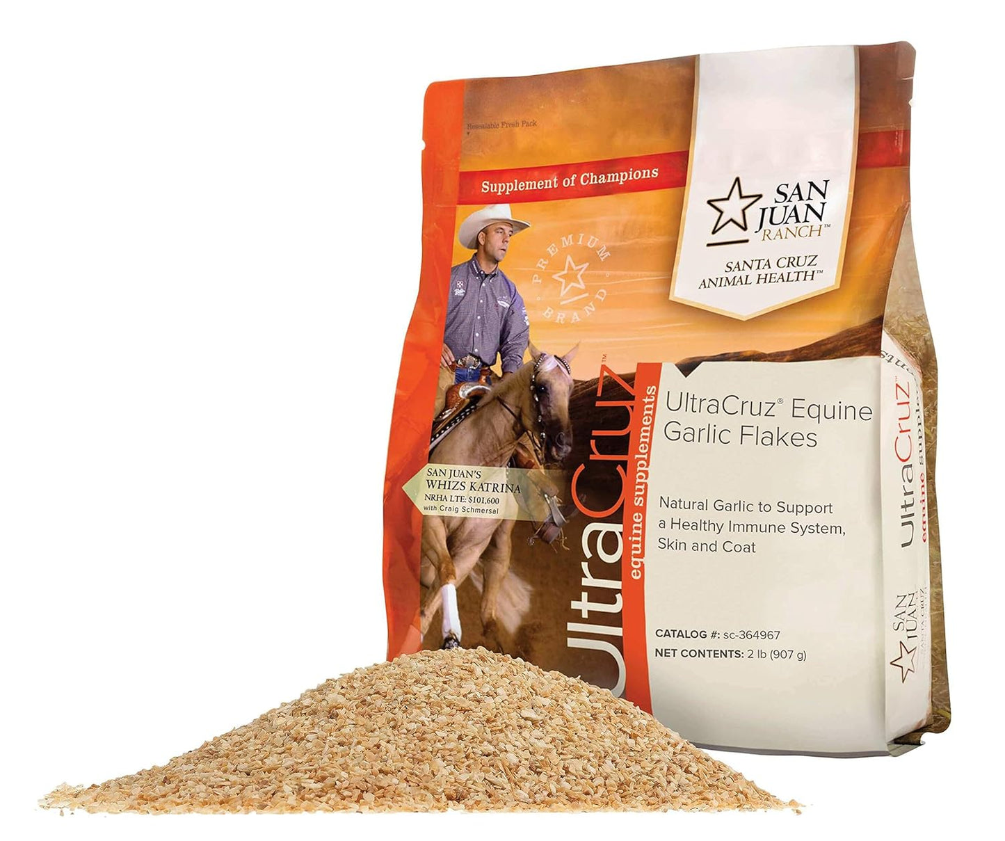 Ultracruz Equine Garlic Flakes Supplement for Horses