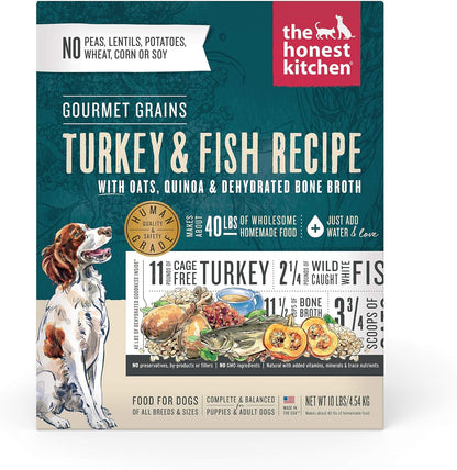 The Honest Kitchen Human Grade Dehydrated Whole Grain Dog Food - Complete Meal or Topper