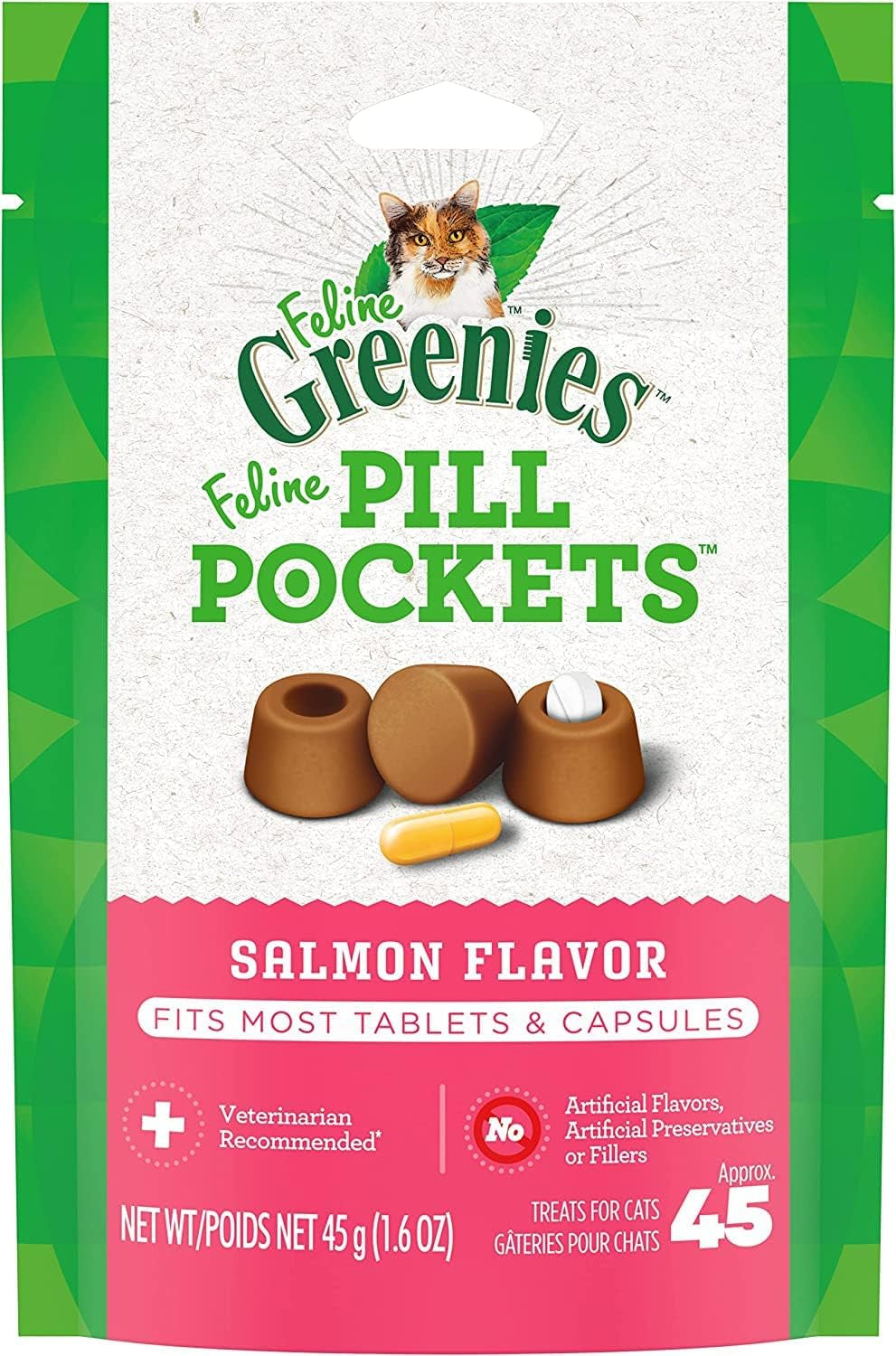 Chicken Flavor Capsule Size Pill Pockets Treats for Dogs