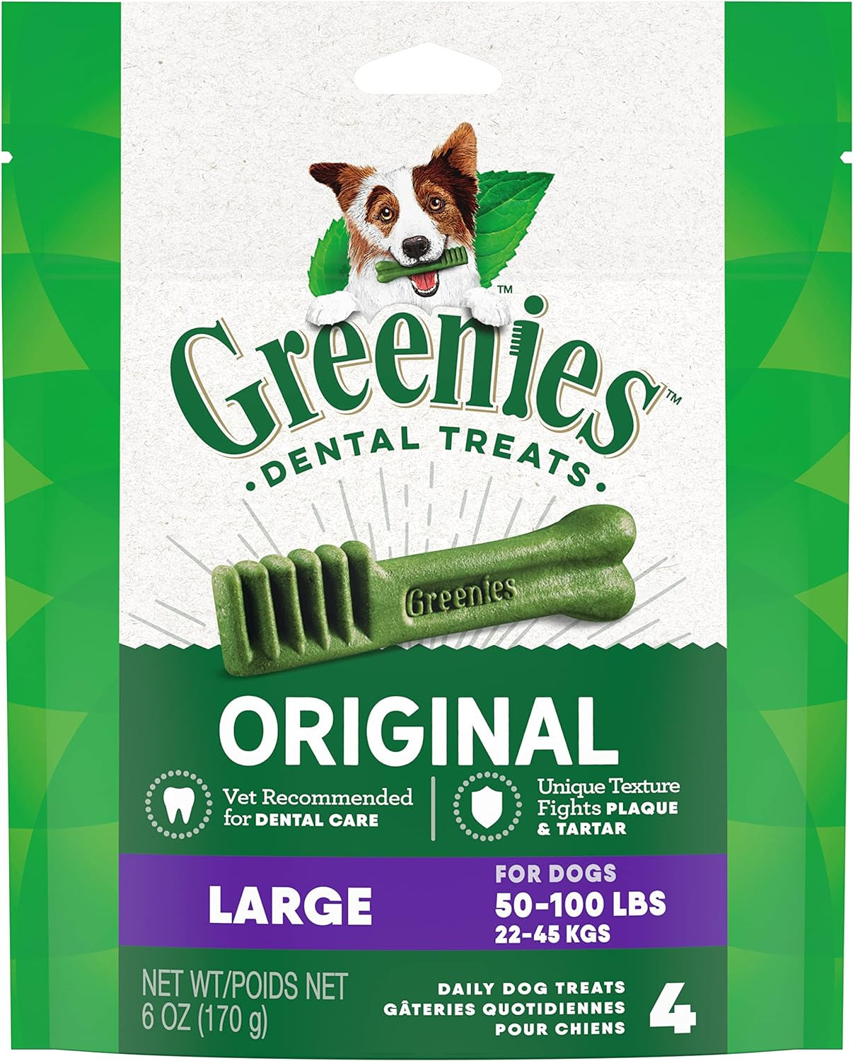 Greenies Original Large Natural Dental Care Dog Treats