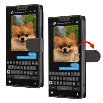 Hidden Message Of Pomeranian - Playful Wallet Phone Case V1