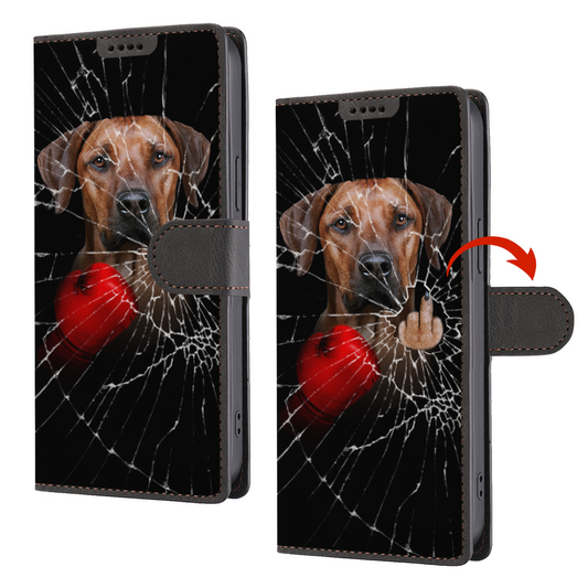 Knock You Out, Rhodesian Ridgeback - Wallet Phone Case V1