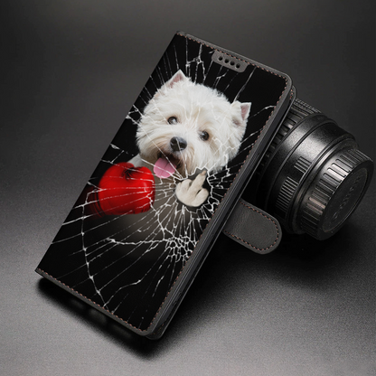 Knock You Out, West Highland White Terrier - Wallet Phone Case V1
