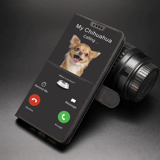 My Chihuahua Is Calling - Wallet Case V3