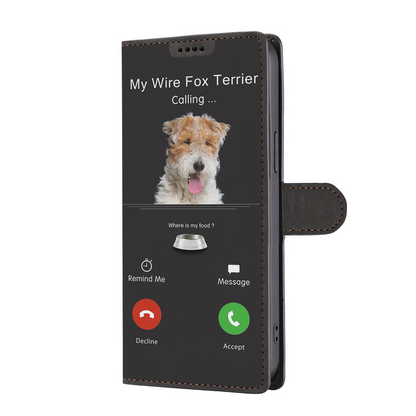 My Wire Fox Terrier Is Calling - Wallet Case V1