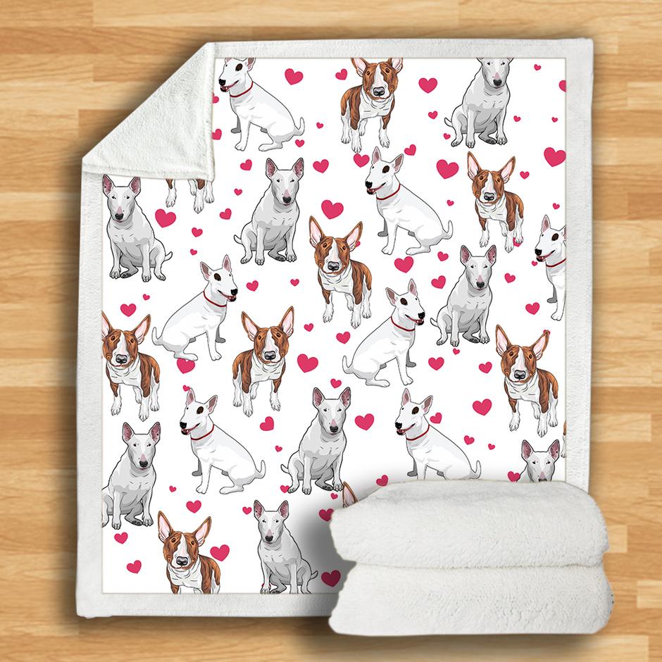 Cute Bull Terrier - Blanket V3