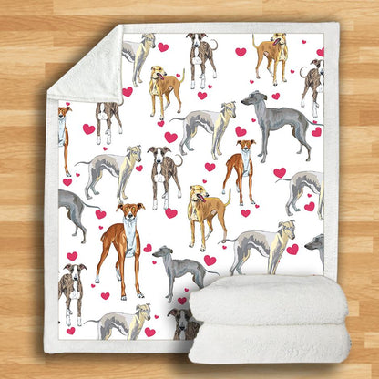 Cute Greyhound - Blanket V2
