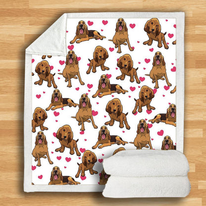 Cute Bloodhound - Blanket V2