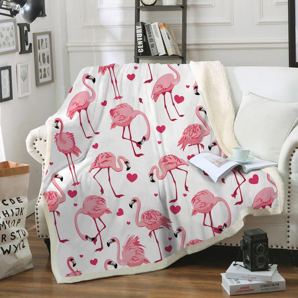 Cute Flamingo - Blanket V1