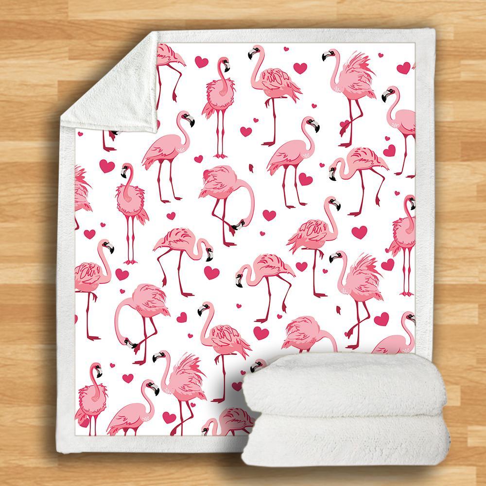 Cute Flamingo - Blanket V1