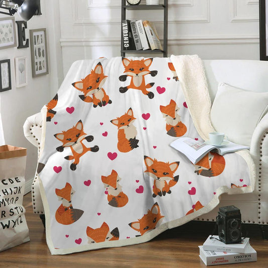 Cute Fox - Blanket V1