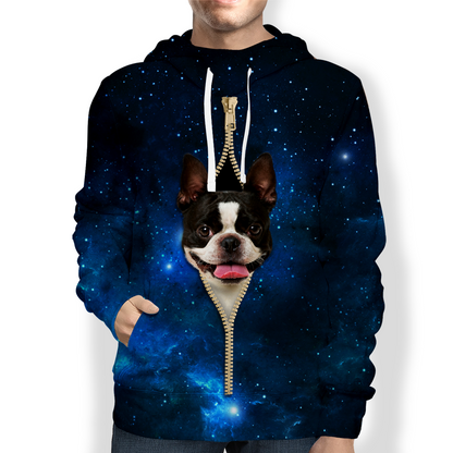 Boston Terrier Galaxy Hoodie V1
