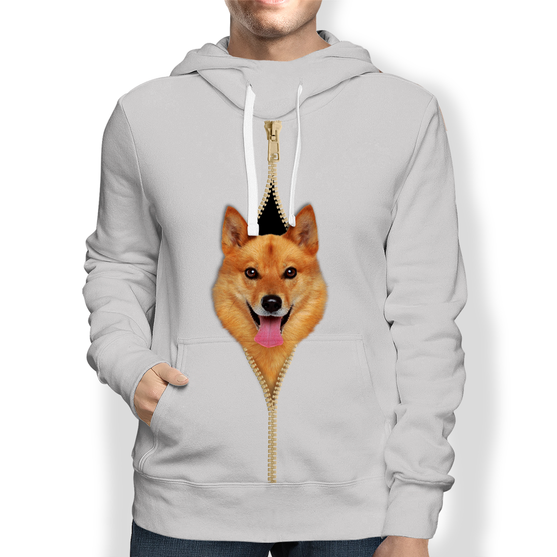 Finnish Spitz Hoodie V1