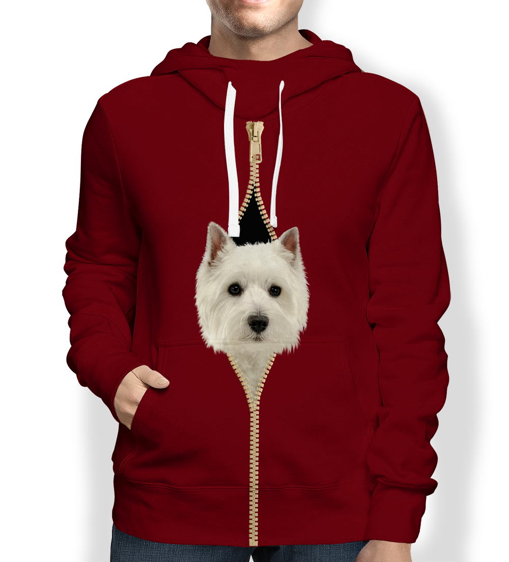 West Highland White Terrier Hoodie V2 - 3