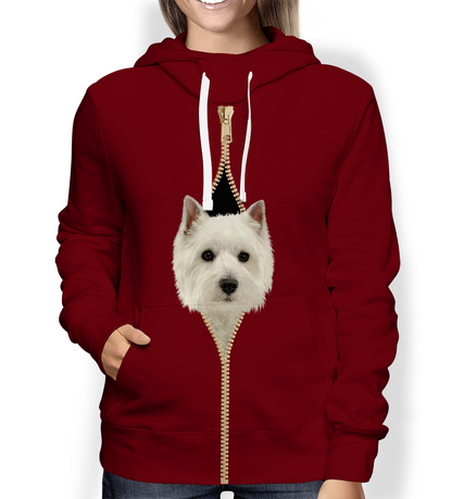 West Highland White Terrier Hoodie V2 - 2