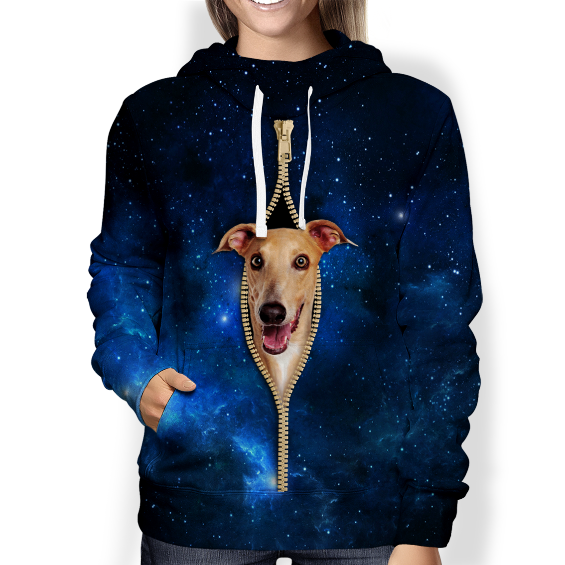 Greyhound Galaxy Hoodie V1