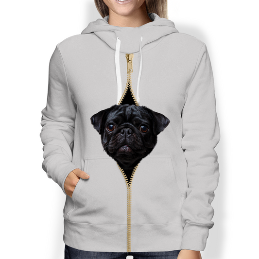 I'm With You - Pug Hoodie V3