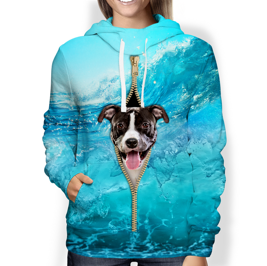 So Cool - Staffordshire Bull Terrier Hoodie V1