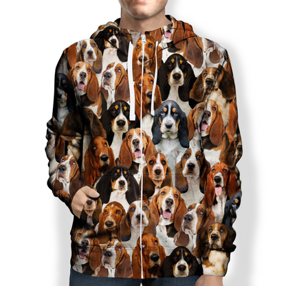You Will Have A Bunch Of Basset Hounds - Hoodie V1