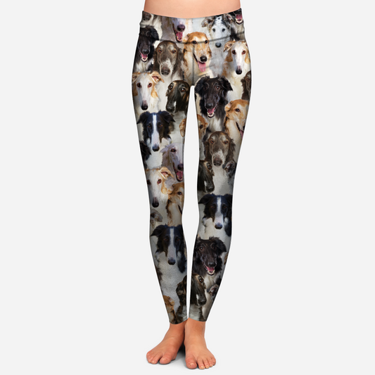 You Will Have A Bunch Of Borzois - Leggings V1